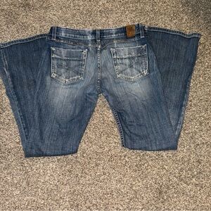 BKE Denim Starlite Stretch Womens Distressed Blue Denim Jeans | Size 30x31 1/2